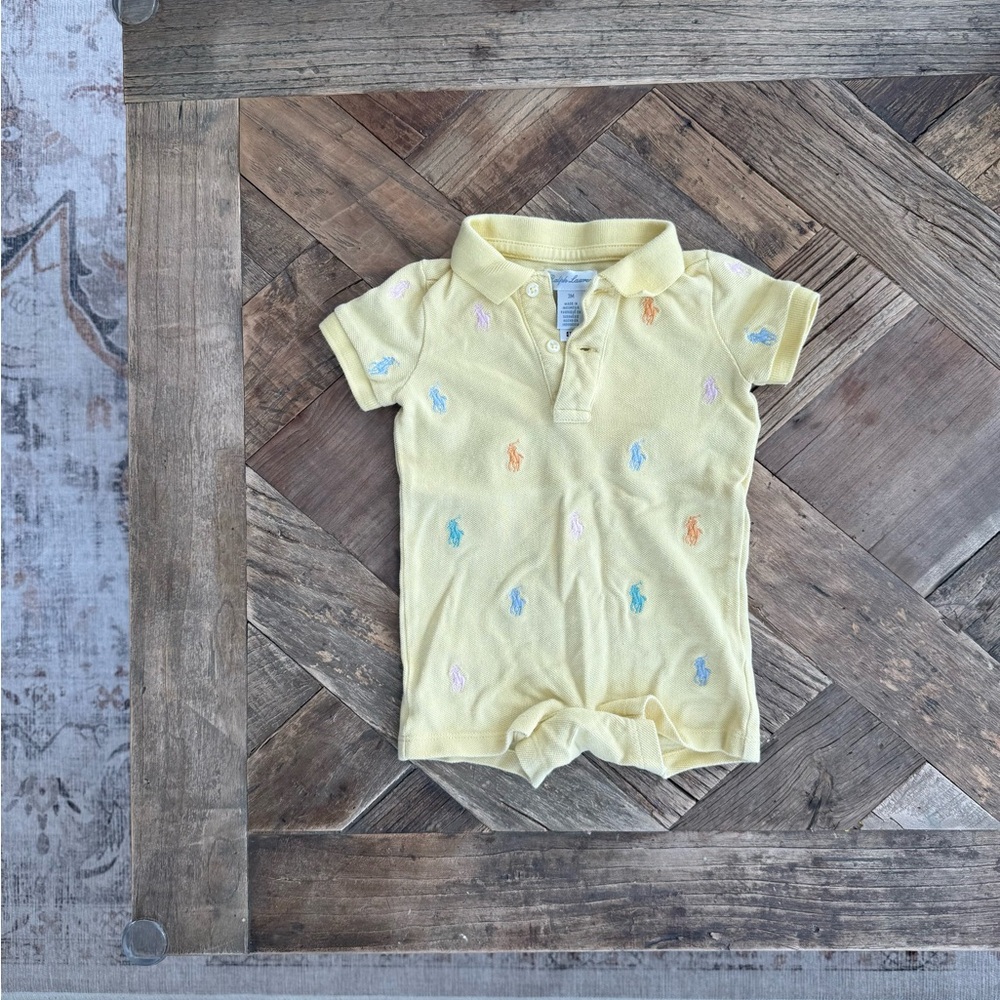 Ralph Lauren Baby Boy Romper (0-3mo)